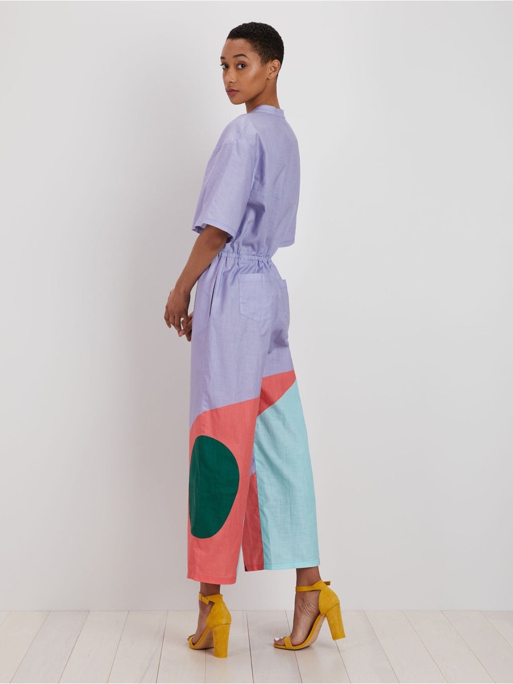 The Kit Issa Jumpsuit - Lilac Cut Paper - Size 2